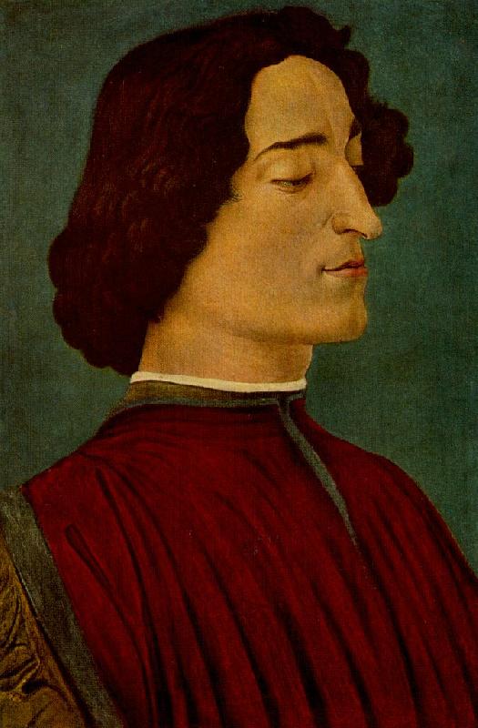 BOTTICELLI, Sandro Giuliano de Medici oil painting picture